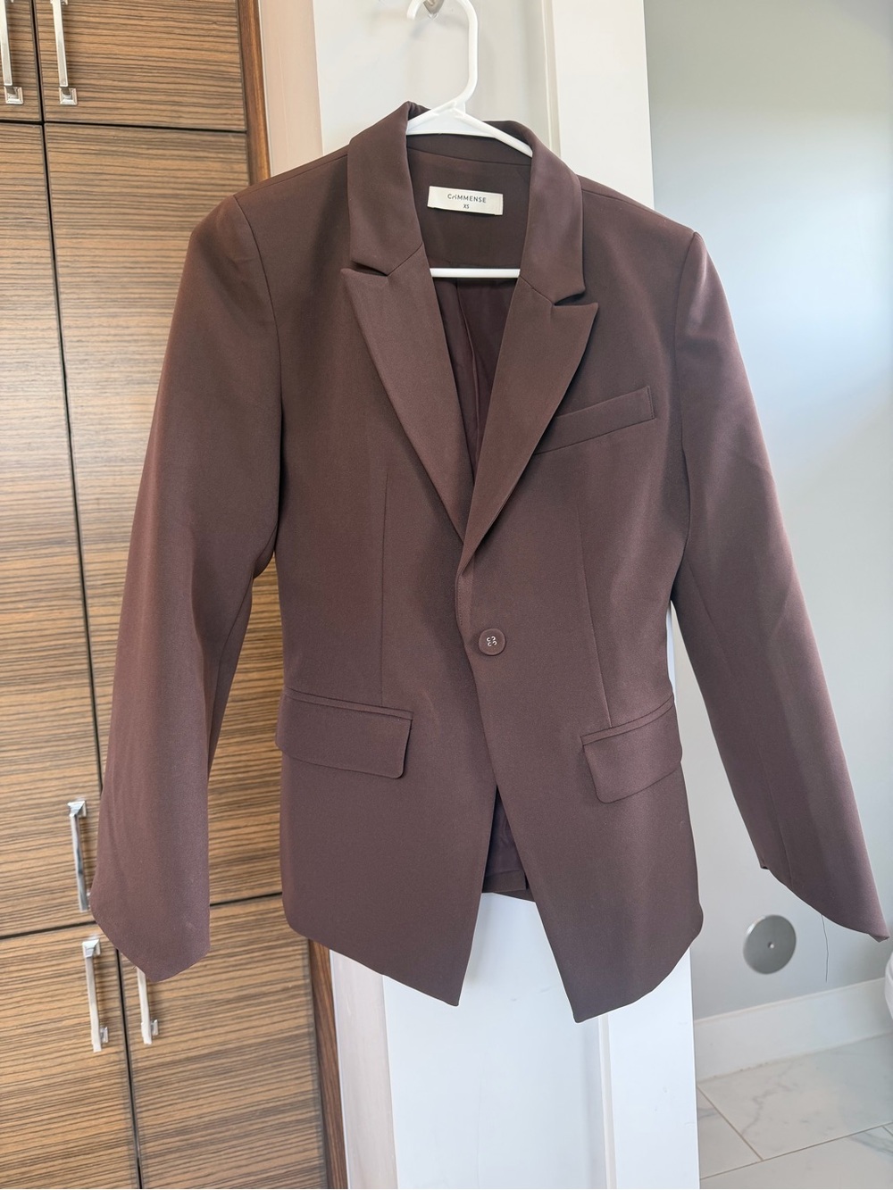 Commense belted cinched waist Women's Blazer